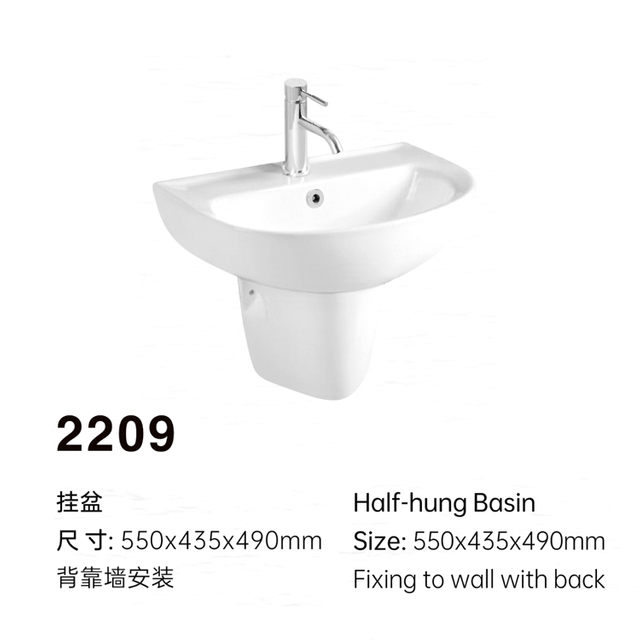 Pia de banheiro especial pendurada na parede, lavatório de porcelana em formato irregular, pia de banheiro